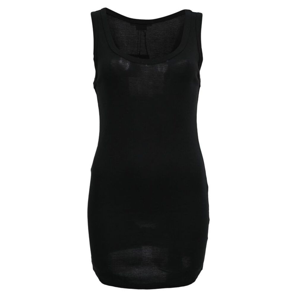 Ingrid & Isabel Maternity Tank Dress in Black Cotton